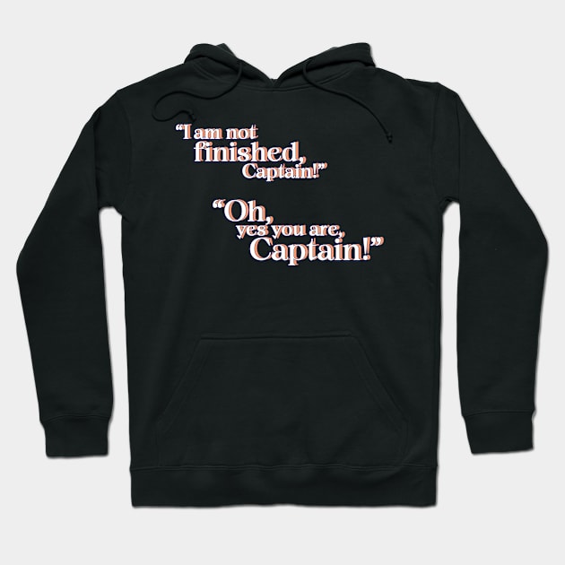 The Sound of Music Captain Quote Hoodie by baranskini